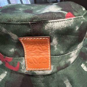 Brand new Unisex canvas hat from Loewe, w adjustable chin strap